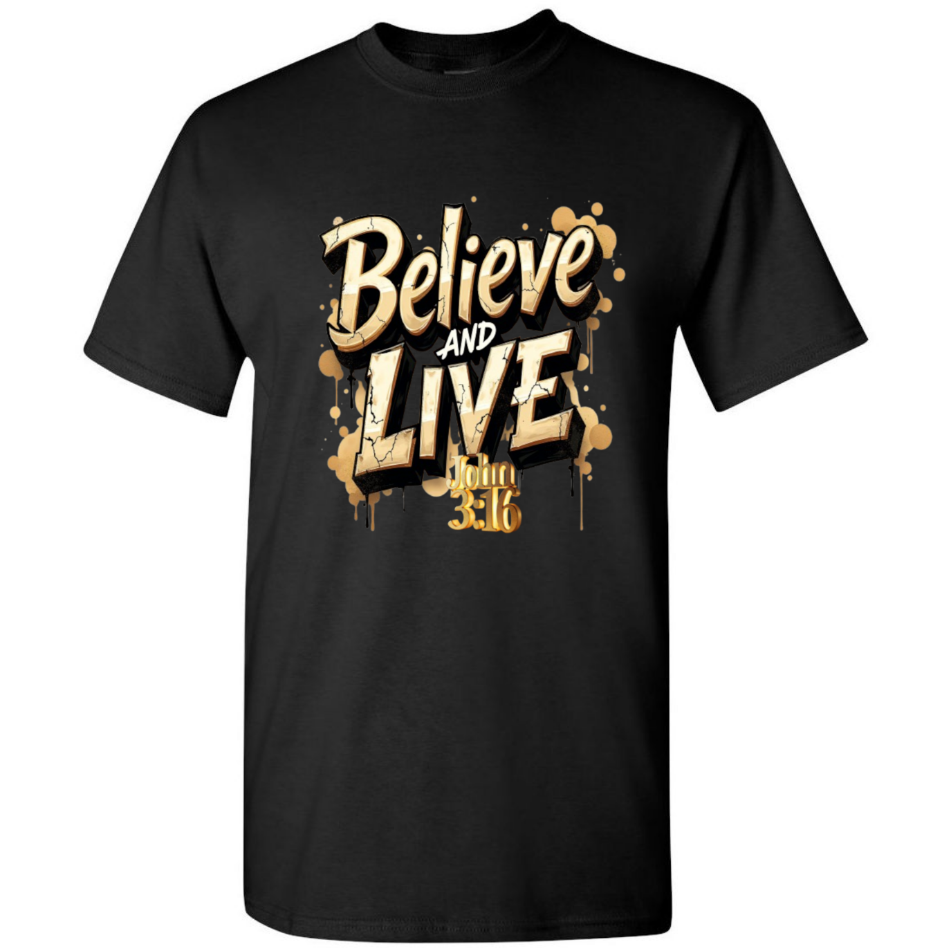 John 3:16 Short Verse T-Shirt – The Gospel According To NKJV