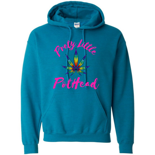 Pretty Little Pothead – Funny 420 Hoodie – Chill Top