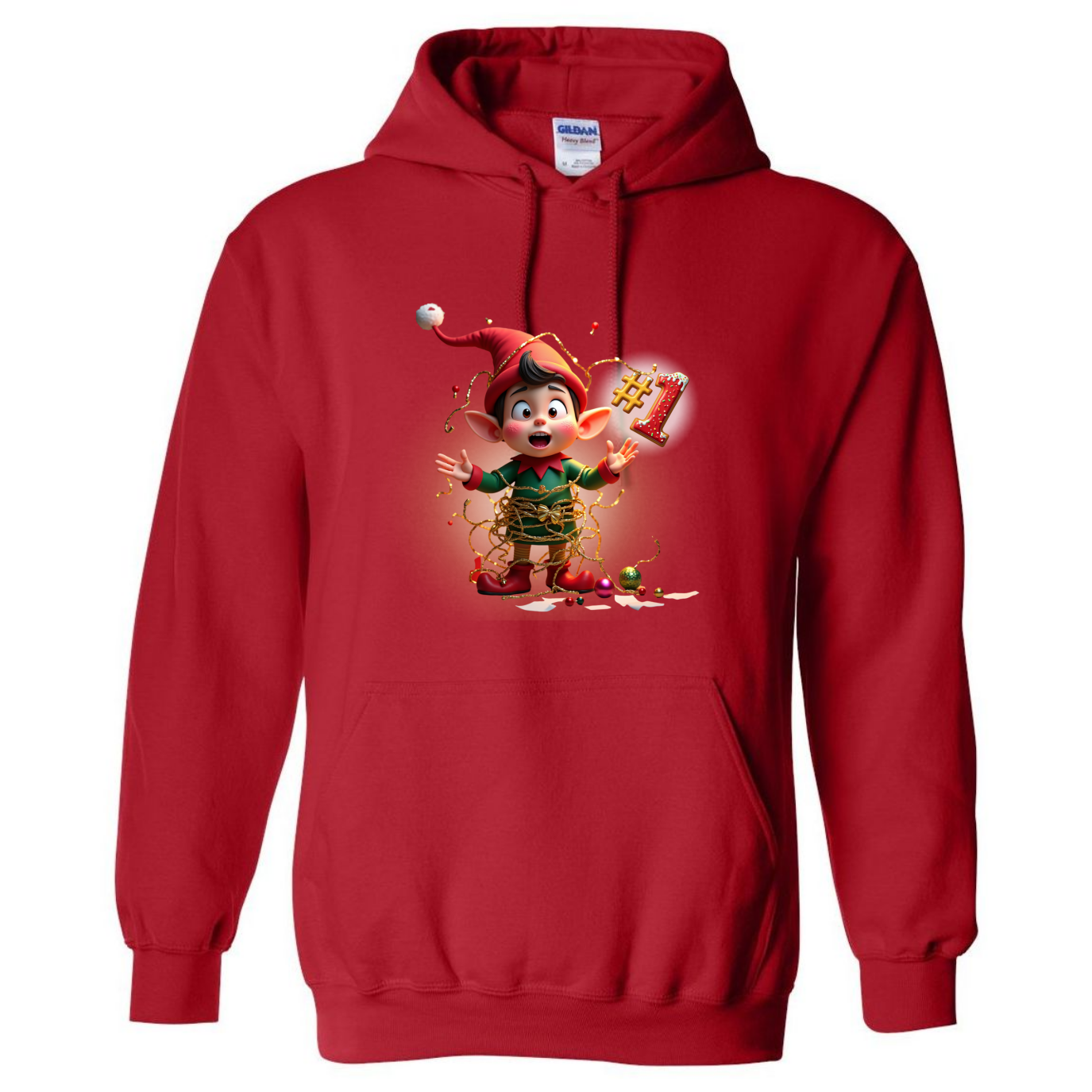 #1 Elf Hoodie – Santa’s Wardrobe – Holiday Cheer Top