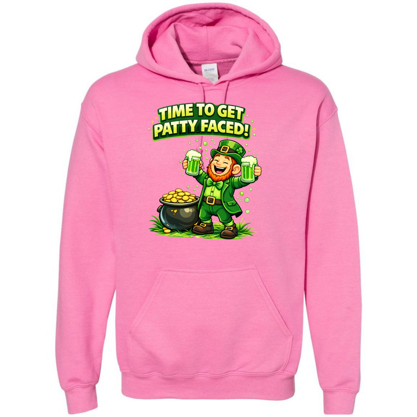 Festive St. Patrick’s Day Hoodie – Time to Get Patty Faced