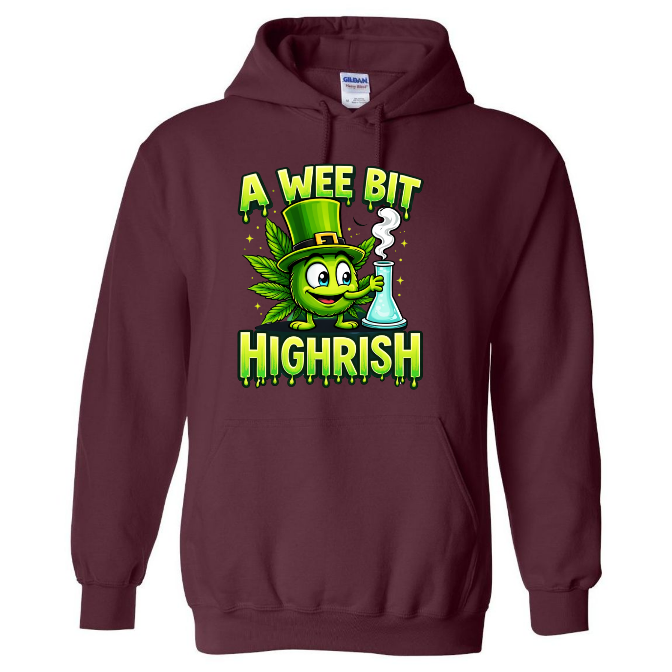 A Wee Bit Highrish – Funny St. Patrick’s Day Hoodie