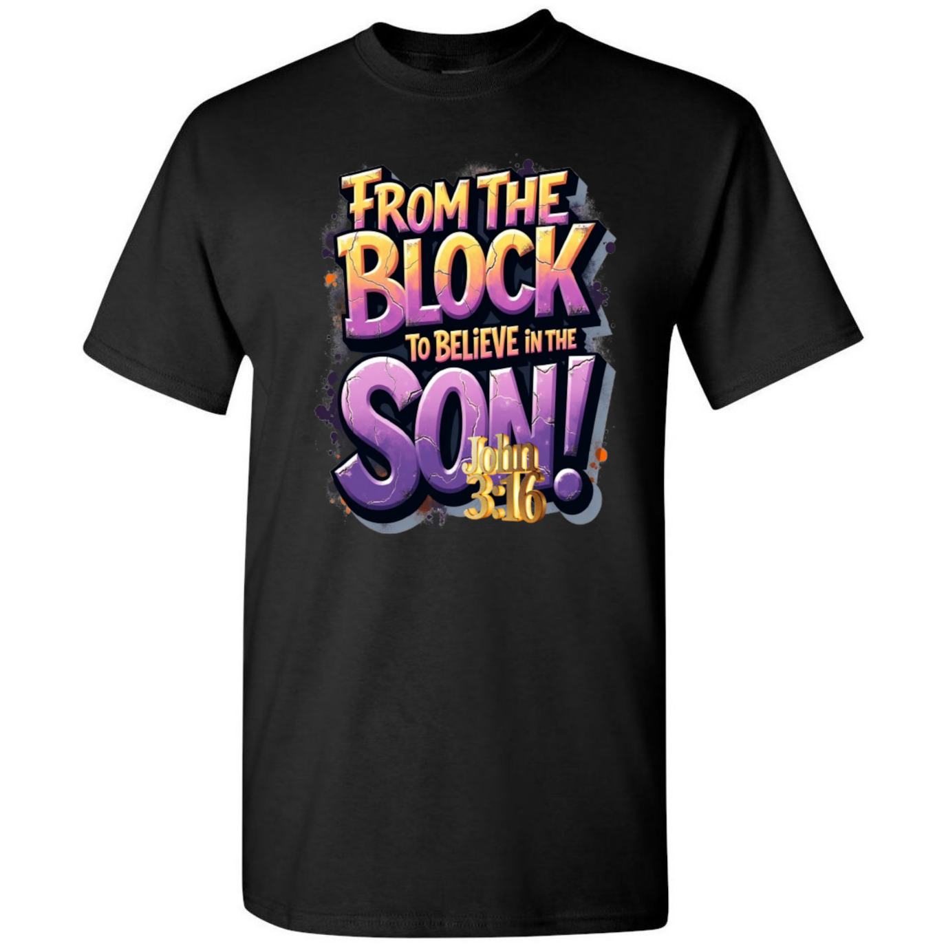 John 3:16 Short Verse T-Shirt – The Gospel According To Rap