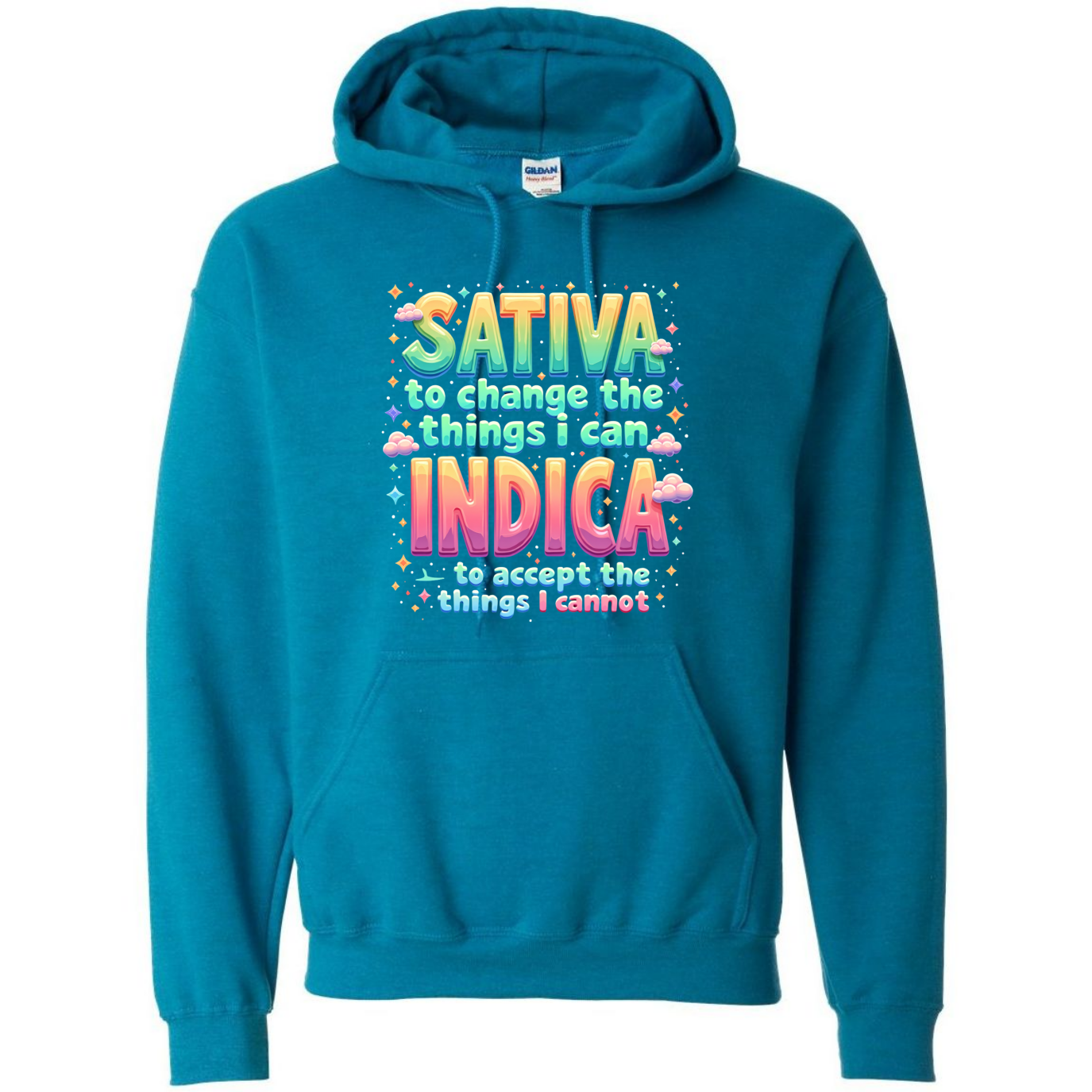 Sativa To Change – Indica I Cannot – 420 Hoodie – Chill Vibes Top