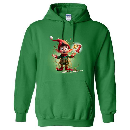 #1 Elf Hoodie – Santa’s Wardrobe – Holiday Cheer Top