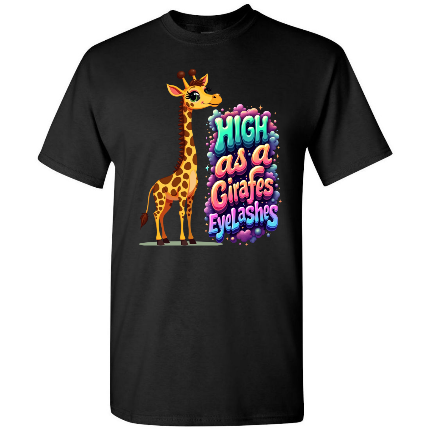 High as Giraffe’s Eyelashes – 420 Lifestyle T-Shirt