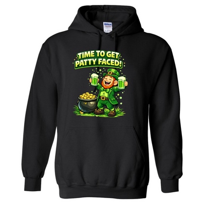 Festive St. Patrick’s Day Hoodie – Time to Get Patty Faced