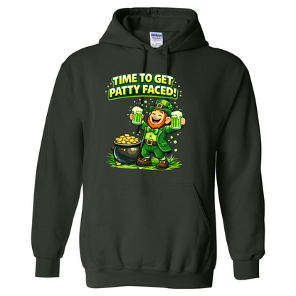 Festive St. Patrick’s Day Hoodie – Time to Get Patty Faced
