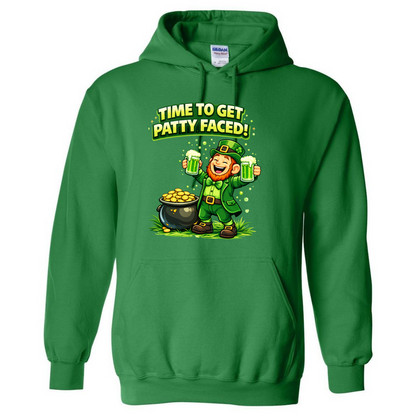 Festive St. Patrick’s Day Hoodie – Time to Get Patty Faced
