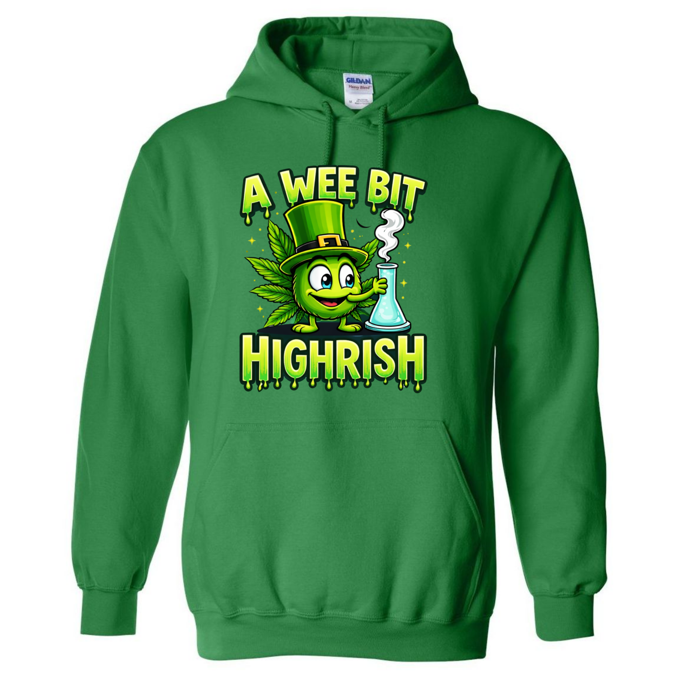 A Wee Bit Highrish – Funny St. Patrick’s Day Hoodie