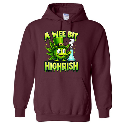 A Wee Bit Highrish – Funny St. Patrick’s Day Hoodie