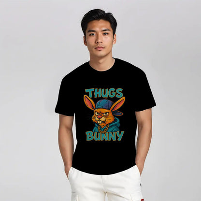 Thugs Bunny T-Shirt – Funny Gildan 5000 Unisex Cotton Tee | Cartoon Hip-Hop Parody